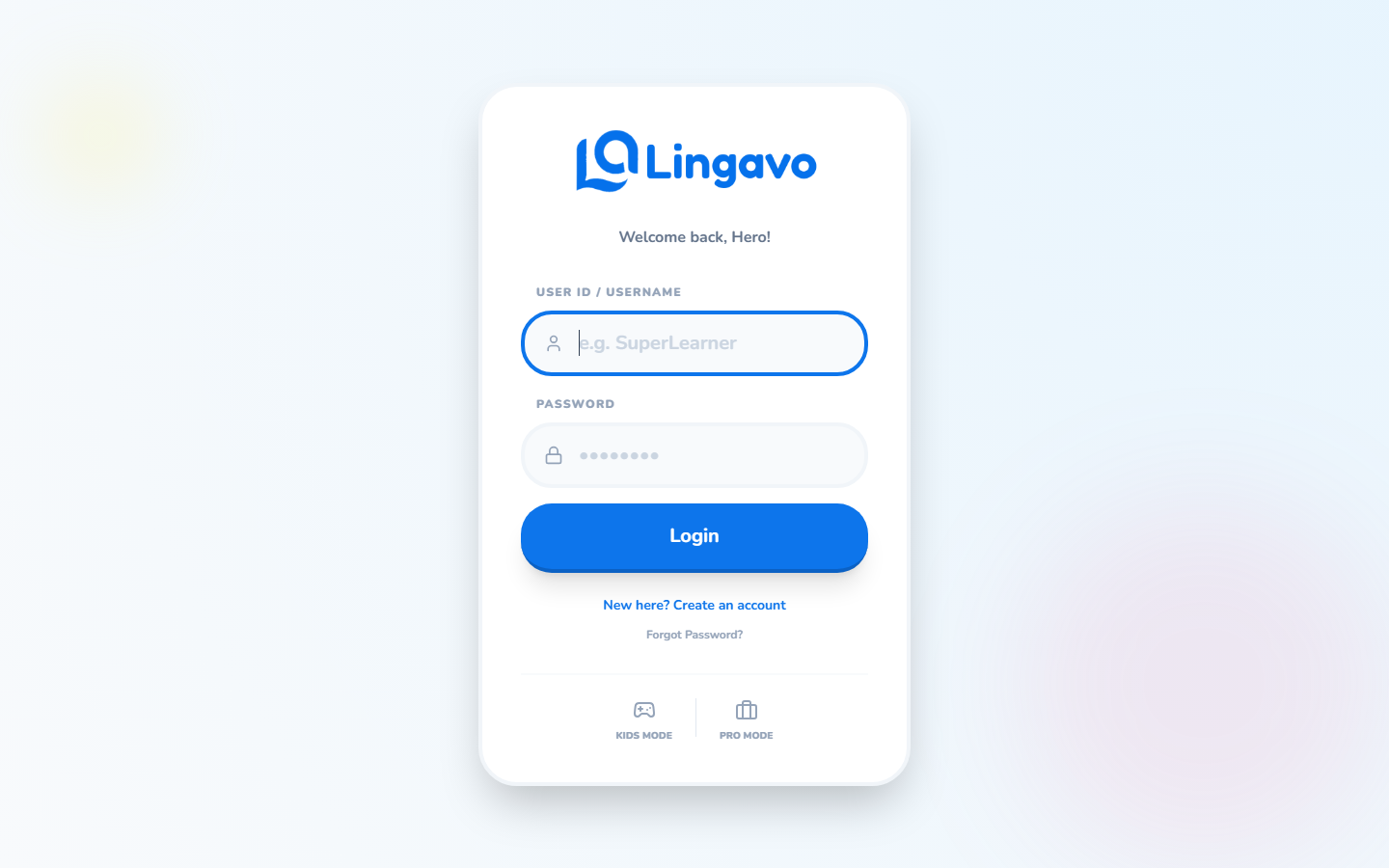 LinguaAI conversational language tutor